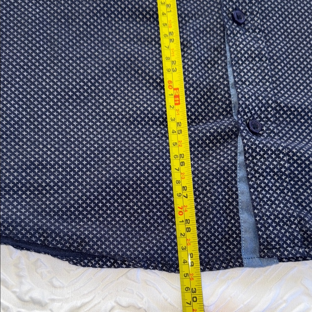 Brooklyn Laundry Men's Navy Blue Button Down Shirt GUC 2XL - Picture 4 of 9